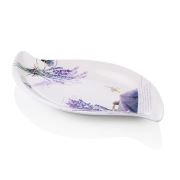 Noble Life Lavanta Desen Yaprak Servis 35 cm