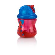 Nuby 9845 Çek-İç Kamışlı Kolay Kavranan Bardak Kırmızı
