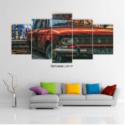 Ofis Bazaar Eski Araba Retro Mdf Tablo Cnv 37