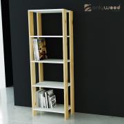 Onlywood Brige One Kitaplık Beyaz