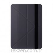 Ozaki O-coat Slim-Y iPad Air Kılıf ve Standı (Koyu Gri)