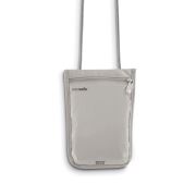 Pacsafe Rfidsafe 75 Seyehat Boyun Cüzdanı Naturel Gri