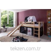 Palm Vika Kaydıraklı Ranza Ahşap
