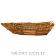 Panalı 3'lü Hasır Oval Sepet HH1269