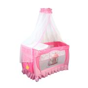 Papetto Cibinlikli Oyun Parkı Pilli Dönenceli (60x120)-Pembe
