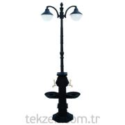 Follow PG 7890 Döküm İki Yalaklı Aydınlatmalı Çeşme