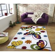 Payidar Roya TKC250 Kelebekli Modern Halı Renkli 120x180 cm