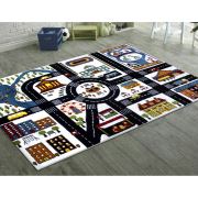 Payidar Roya TKC379 Trafik Çocuk Halısı Renkli 120x180 cm