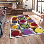 Payidar Roya TKF918 Renkli Modern Halı 120x180 cm