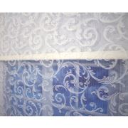 Payidar TK881831 Sarmaşık Desen Çiftli Sistem Tül Stor Perde Etek Dilimli Boncuklu 70x260 cm