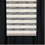 Payidar Lahya Bulut Desen 24001-101 Renkli Zebra Perde Boy 200 cm 190x200 cm