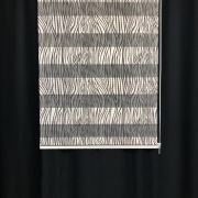 Payidar Luna 033 Zebra Desenli Pliseli Zebra Perde Boy 260 cm 90x260 cm