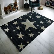 Payidar Capella 1387A Gri Yıldızlı Çocuk Odası Halısı 120x170 cm