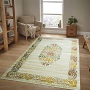 Payidar Capella 4311A Krem Bej Damask Desen Modern Halı 80x150 cm