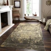 Payidar Lorav FD280M Pileta Desen Koyu Gri Modern Halı 80x150 cm