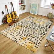 Payidar Lorav G2720M Zebra Desen Bej Gri Modern Halı 80x150 cm
