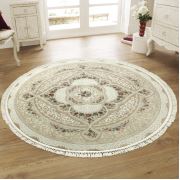 Payidar Mihrimah 4310A 150x150 cm Daire Bej Saltanat Desen Halı