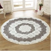 Payidar Mihrimah 4318A 150x150 cm Daire Bej Vizon Hicaz Desen Halı