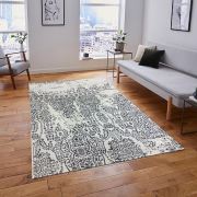Payidar Lorav AL04 Gri Modern Halı 120x180 cm