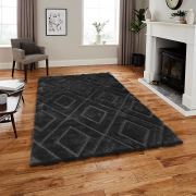 Payidar Yummy Shaggy 2003A Koyu Gri 200x290 cm Shaggy Halı