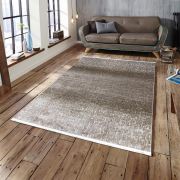 Payidar Halı Klasik 2574 Vizon-Bej Spor Saçaklı Halı 80x150 cm