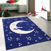 Payidar Kids Amigo 8530A Sevimli Ay Desenli Çocuk Halısı 133x200 cm