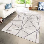 Payidar Halı Tarz 4928A Gri/Beyaz Modern Halı 160x230 cm