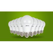 Pelsan Maxin 7W E27 Led Ampul 9lu Set Paket 6400K - Beyaz Işık
