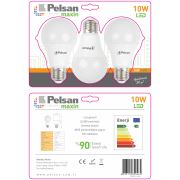 Pelsan Maxin 10W E27 Led Ampul 9lu Set Paket 4000K - Gün Işığı