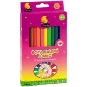 Boya Kalemi 12 Renk Jumbo Boy