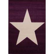 Poypoy Süperstar Mor Beyaz Anti Alerjik Çocuk Halısı 100x150 cm