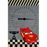 Poypoy Mc Queen Gri Siyah Çocuk Halısı 120x180 cm