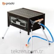 Simline Lav Taşlı Cam Fırınlı Tüplü Mangal