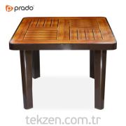 Prado Çocuk Aktivite Ve Oyun Masası Ahşap Desenli 70x70