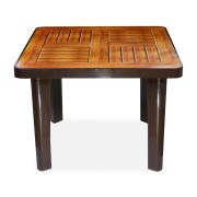 Prado Çocuk Masası Ahşap Desenli 70x70