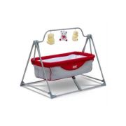Exorbaby Portatif Bebek Beşik-Hamağı Kırmızı-Gri