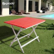 Prado Adaliss Katlanır Masa Kırmızı ynp49