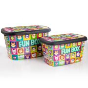 Prado Fun Box Oyuncak Saklama Kutusu Seti 2'li