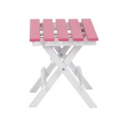 Prado Adaliss Katlanır Bahçe Balkon Taburesi, Mini Tabure Pembe