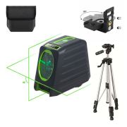 Precaster PL2LGTP Profesyonel Yatay ve Dikey Otomatik Hizalamalı Yeşil Çizgi Lazer Distomatı + Tripod