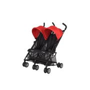Prego Momentum İkiz Bebek Arabası - Kırmızı