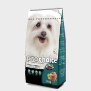 Pro Choice Adult Small Breed Light Sterilised Küçük Irk Kısırlaştırılmış Kuzu Etli Köpek Maması 3 Kg