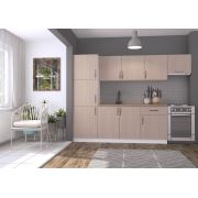Rabi 220 Cm Mutfak Dolabı Açık Meşe + 60 Cm Boy Dolabı