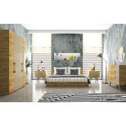 Rabi Elegance Genç Odası Takımı 4 Kapaklı Gardırop - Şifonyer - Komodin