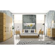 Rabi Elegance Genç Odası Takımı 5 Kapaklı Gardırop - Şifonyer - Komodin