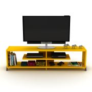 Rafevi Kipp Tv Ünitesi (Ceviz-Sarı)