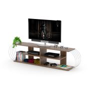 Rafevi Case TV Ünitesi (Ceviz-Krom)