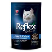 Reflex Plus Tuna ve Karidesli Pouch Kedi Konserve Jöle İçinde Et Parçacıklı 100 gr