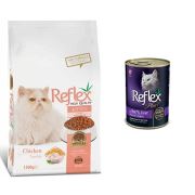 Reflex Tavuklu Yavru Kuru Kedi Maması 1.5 Kg 1 Adet Konserve Hediye