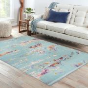 Reform Halı Lilya Koleksiyonu 2905 Turkuaz Makine Halısı 80x150 cm